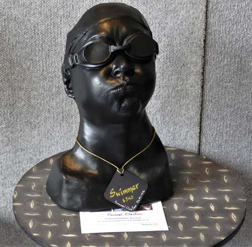 Commendable prize awarded to Gunnel Claxton - Swimmer